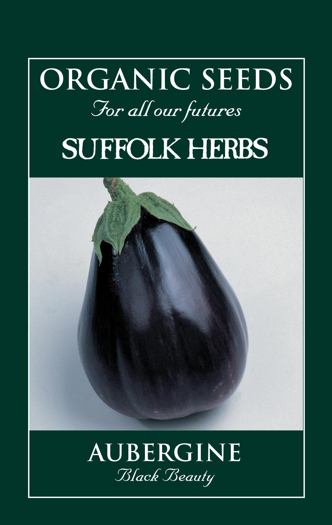 Aubergine (Black Beauty) Organic Seeds