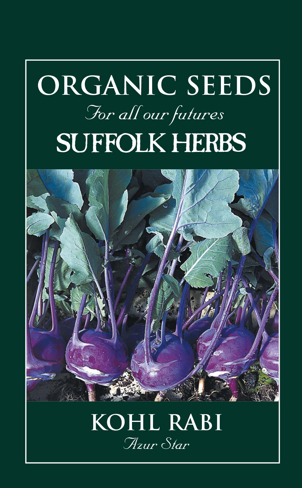 Kohl Rabi Organic Seeds - Azur Star