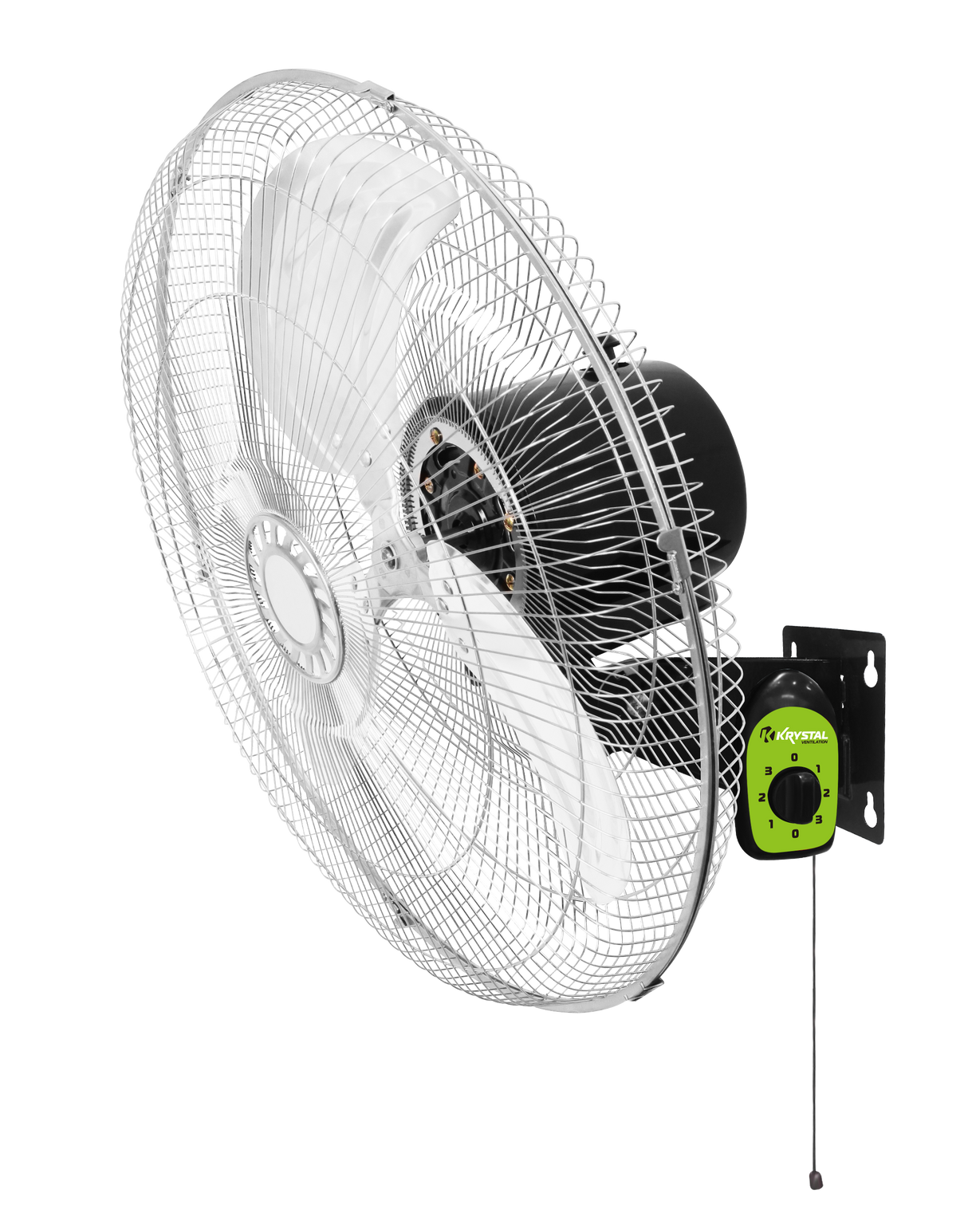 Krystal 18" Metal Wall Fan 3 Speed