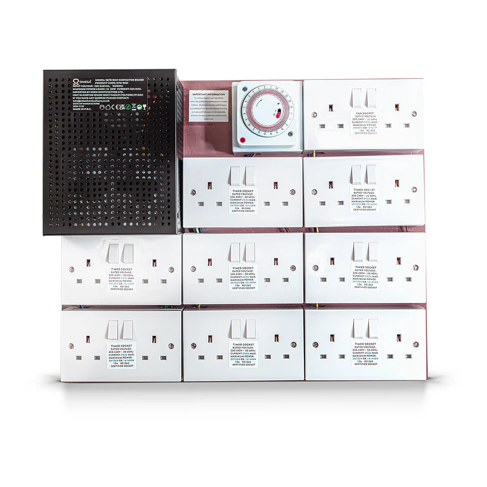 MDF Contactor Boards with Timer