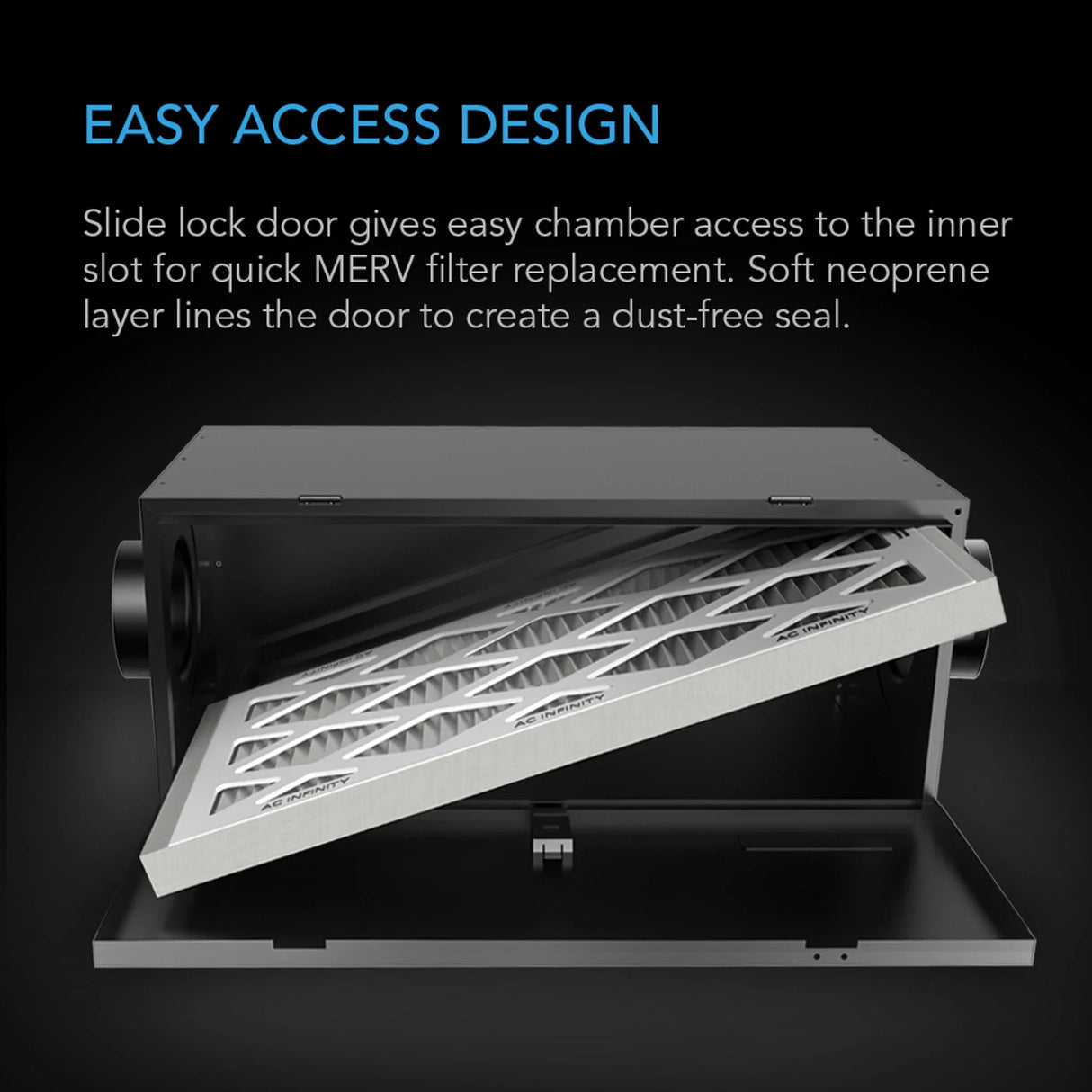 AC Infinity Filter Box – High-Efficacy Inline Air Filtration System
