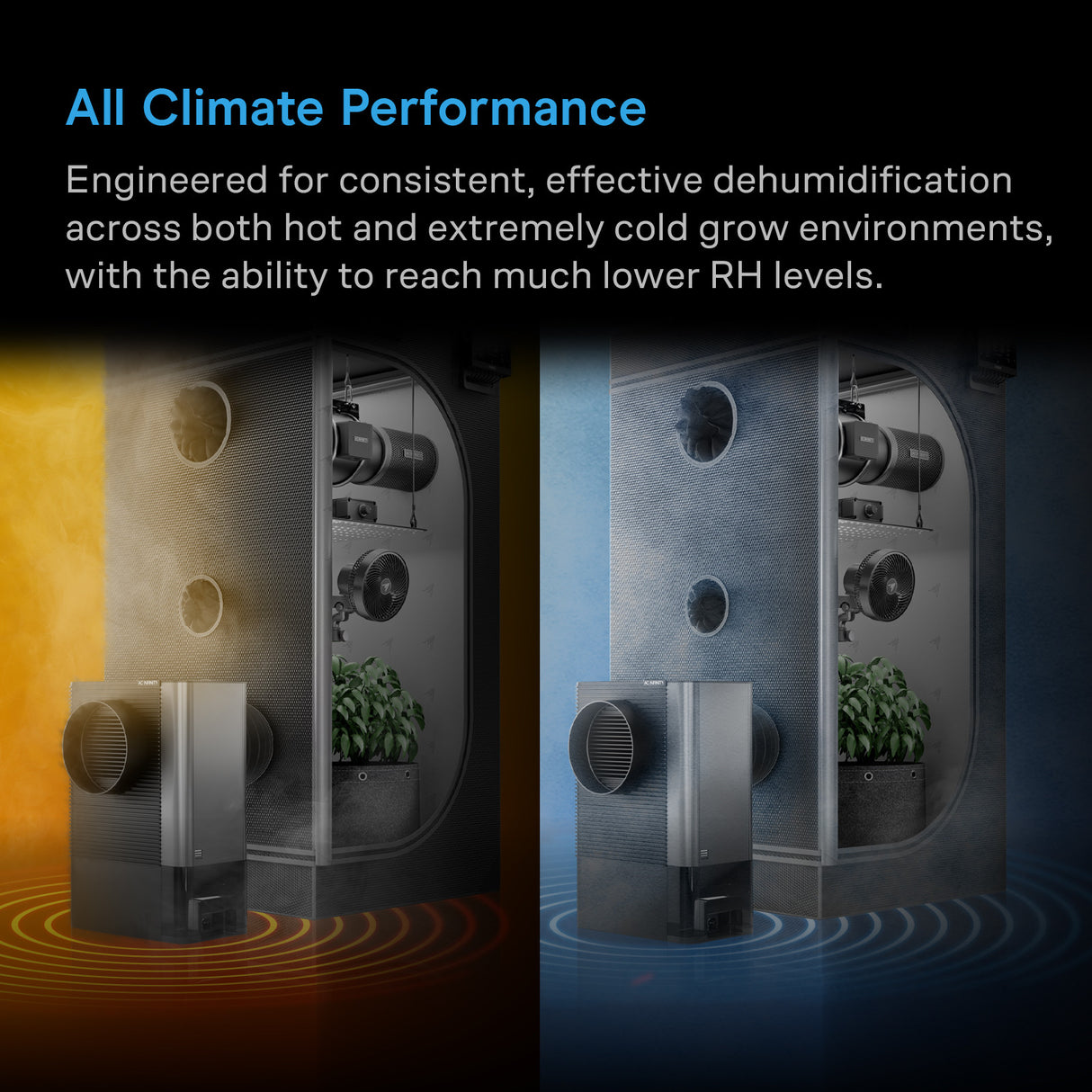 AC Infinity Hydrone 5 Precision Dehumidifier