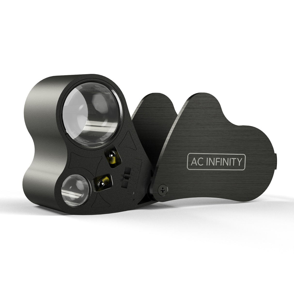 AC Infinity Jewelers Loupe Pocket Magnifying Glass with LED Light & Dual Lenses