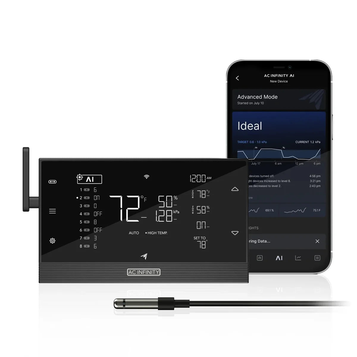 AC Infinity AI+ Environmental Controller CTR89Q – Smart Grow Room Automation