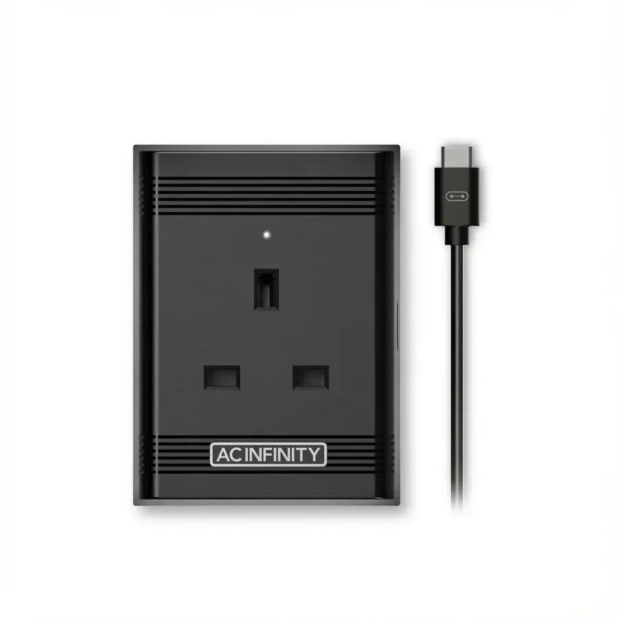 AC Infinity UIS Control Plug – Smart Grow Controller Outlet Adapter (AC-ADA3)