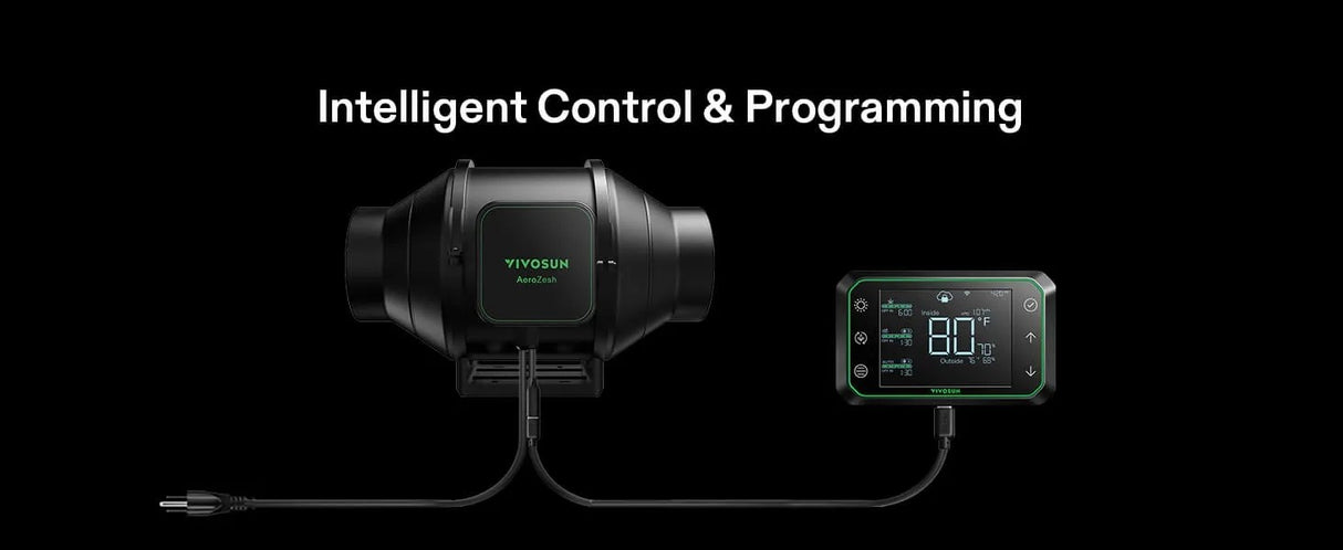 VIVOSUN AeroZesh S4 Inline Fan 4″ (353 m³/hr)