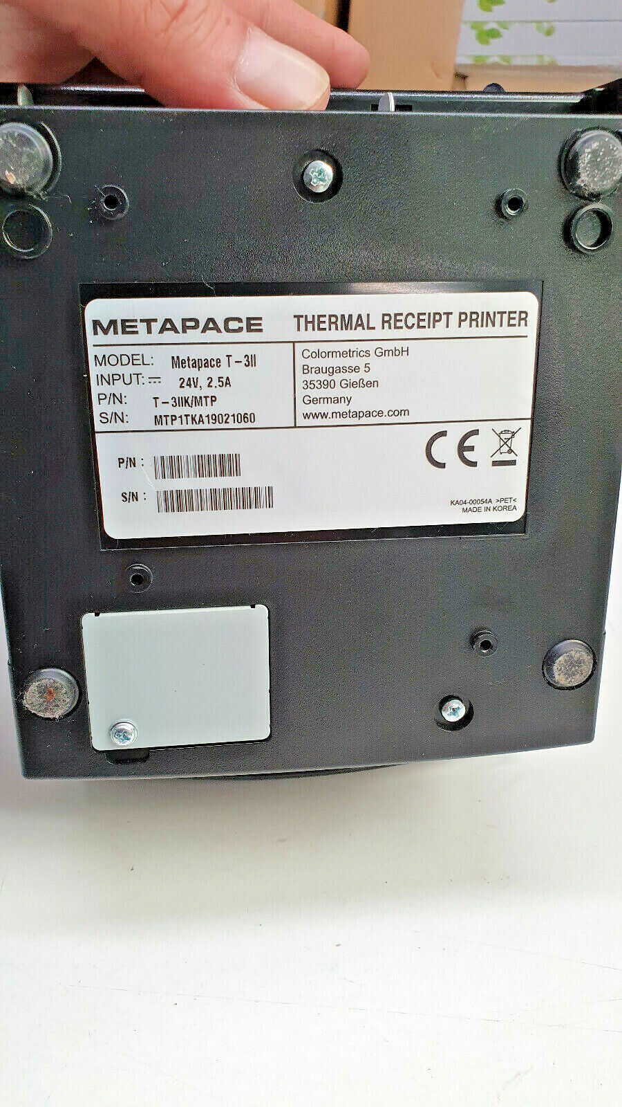 METAPACE T3 ii THERMAL EPOS RECEIPT PRINTER USB BLACK