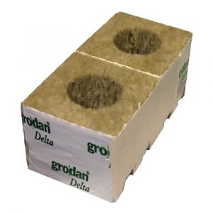 Grodan Delta Rockwool Blocks - 3"