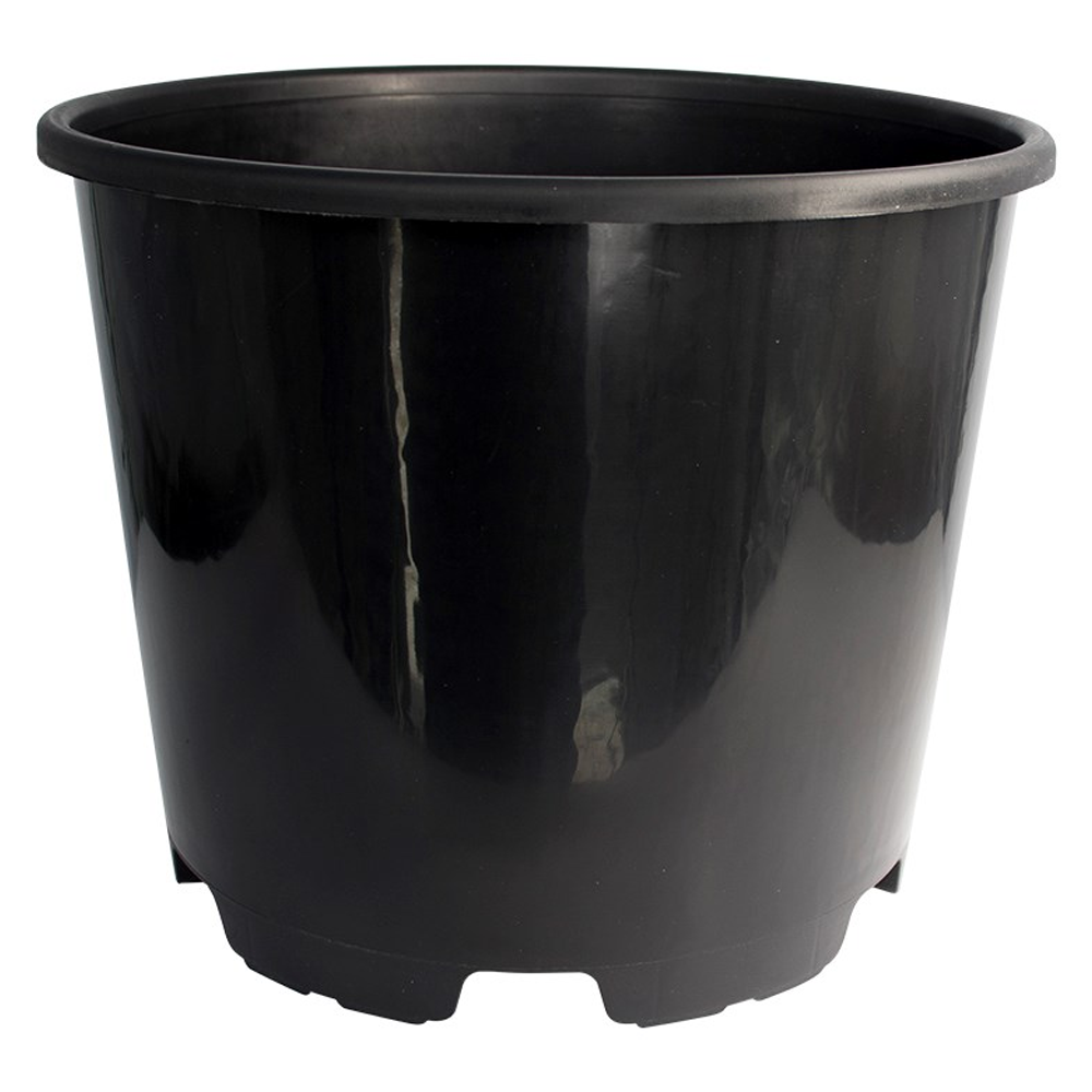 Round Black Plastic Pots