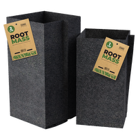 RootMass Black Thick Fabric Pot