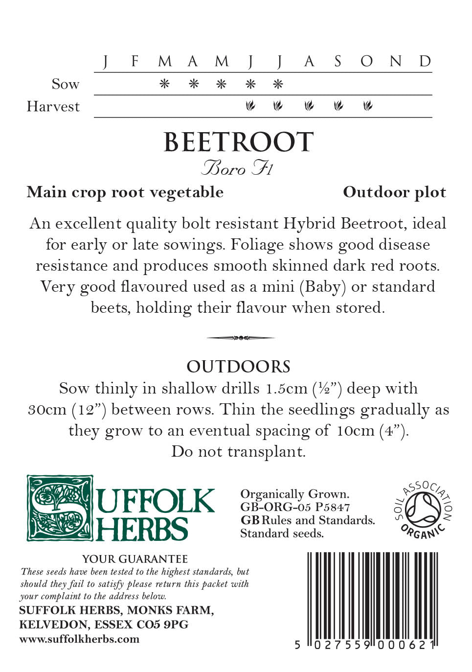 Beetroot Boro Organic Seeds