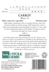 Carrot - Miami F1 - Organic Seeds