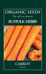 Carrot - Early Nanttes - Organic Seeds