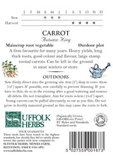 Carrot - Autumn King - Organic Seeds