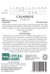 Calabrese Organic Vegetable Seeds - Covina