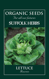 Lettuce Organic Seeds - Maureen (Little Gem Type)