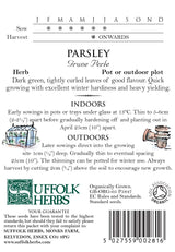 Parsley Organic Seeds - Grune Perle
