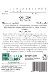 Onion Organic Seeds - Red Tide F1