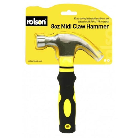 Rolson Midi Claw Hammer Fibreglass Handle