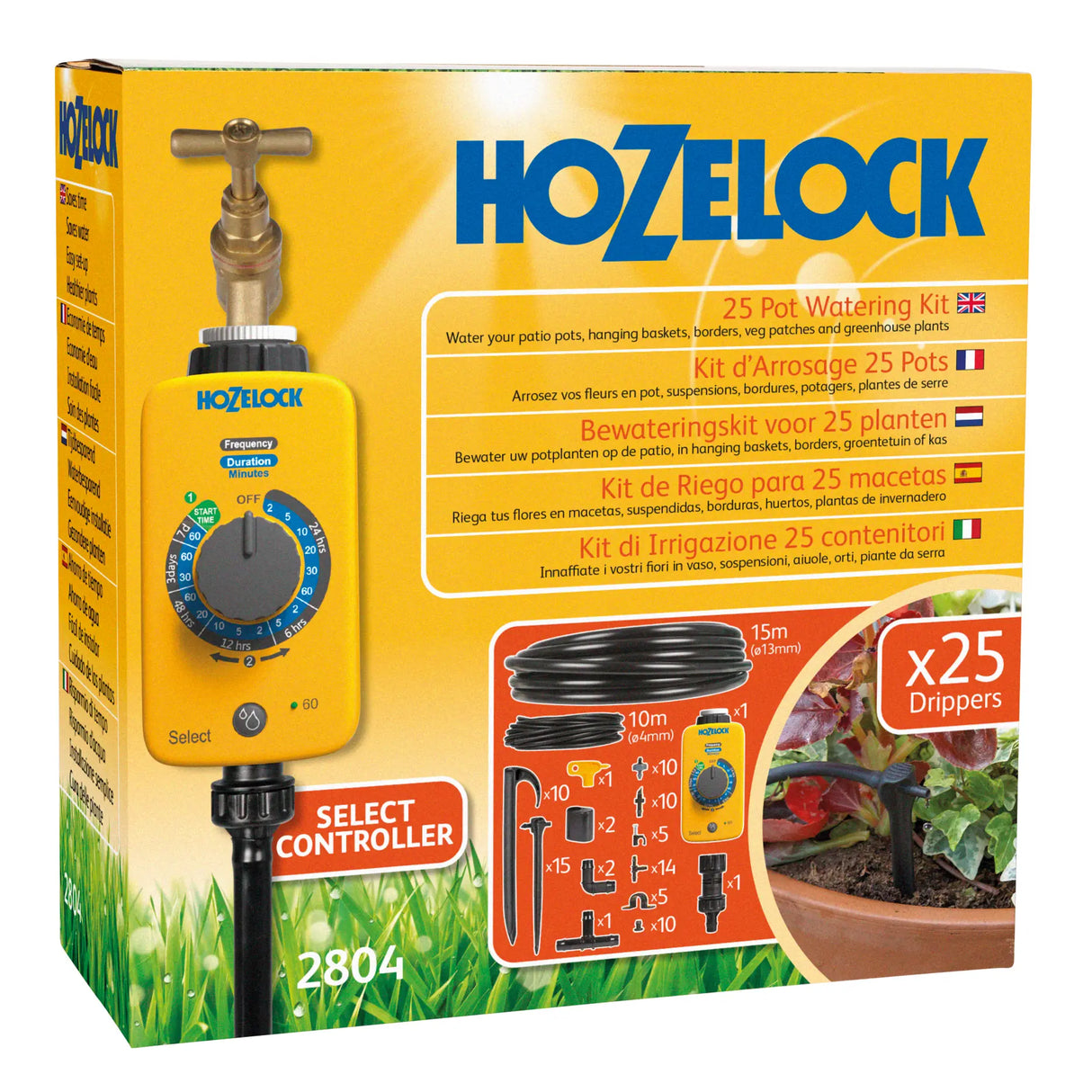 Hozelock 25 Pot Watering Kit (2804 1240)