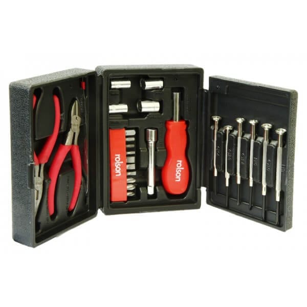 Rolson 26pc Mini Tri Fold Tool Kit