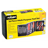 Rolson 26pc Mini Tri Fold Tool Kit