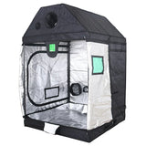 BudBox Lite Roof Tent 1.2m x 1.2m x 1.8m -  Loft-Friendly Grow Tent with Silver Mylar Interior