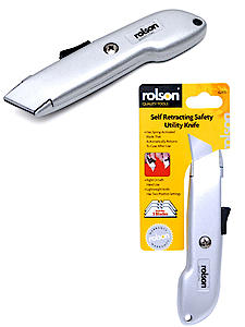 Rolson Self Retracting Utility Knife