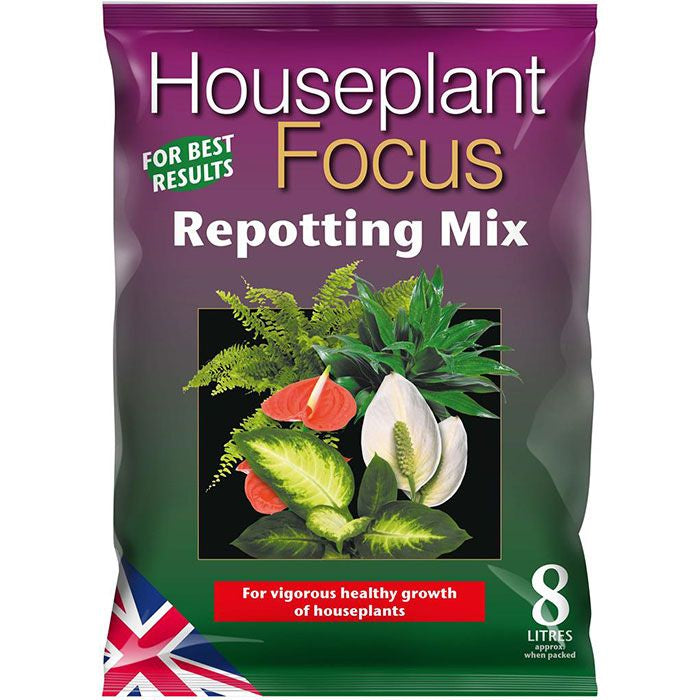 Growth Technology Houseplant Focus Peat Free Repotting Mix - 8L