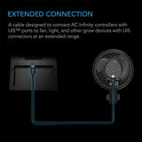 AC Infinity UIS to UIS Extension Cable Male to Male 10 feet (AC-EXR9)