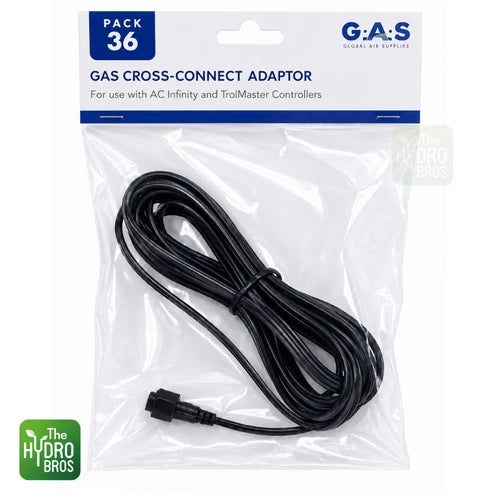 G.A.S Cross-Connect Adaptor (Pack 36) – Connect G.A.S EC Fans to AC Infinity & TrolMaster Controllers