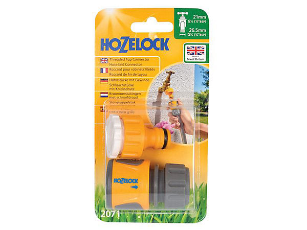 Hozelock Threaded Tap & Hose Soft Touch End Connector Set (2071)
