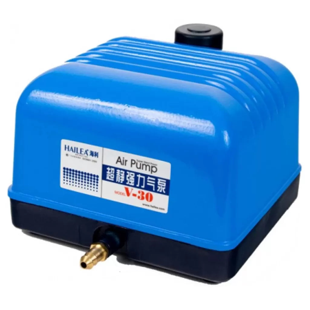 Hailea - V30 High Volume Air Pump & 6 way manifold. 30L/hr. Ponds, Aquariums, Hydroponics