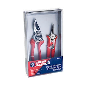 Spear & Jackson - Bypass Secateurs + Mini Snips Set
