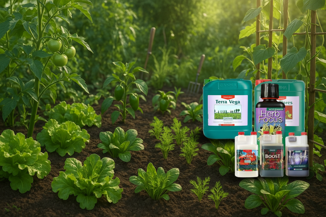 Nutrients Banner - Vegetable Background