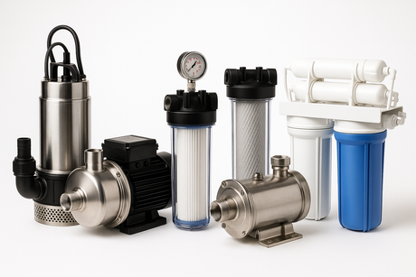 water pumps and filters