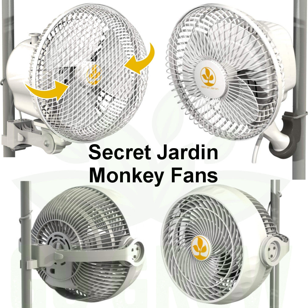 Monkey Fans Secret Jardin Monkey Fan – Clip-On Grow Tent Circulation Fan | Go Grow ...