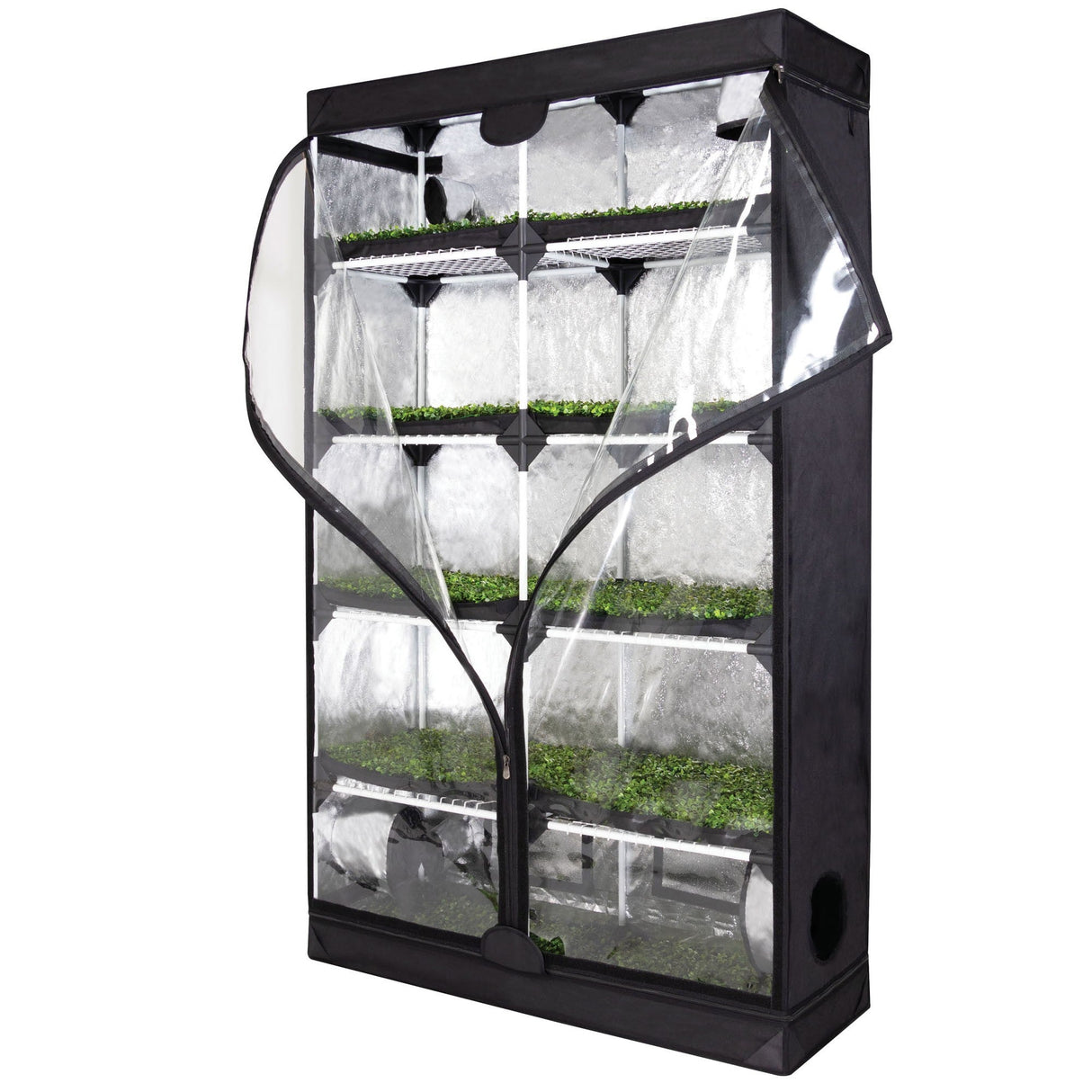 Garden HighPro Probox Propagator Tent KIT with LED Max lights (XL 1.2m x 40cm x 20cm)