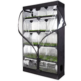 Garden HighPro Probox Propagator Tent KIT with LED Max lights (XL 1.2m x 40cm x 20cm)