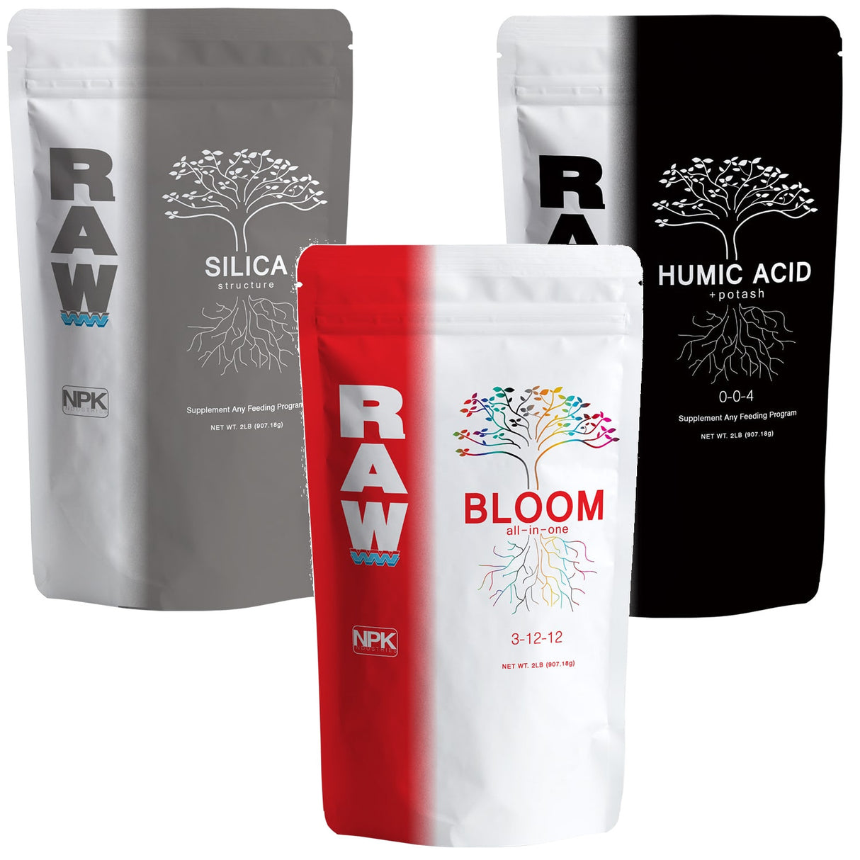 RAW Silica, Humic Acid & Bloom - Root Stucture Pack