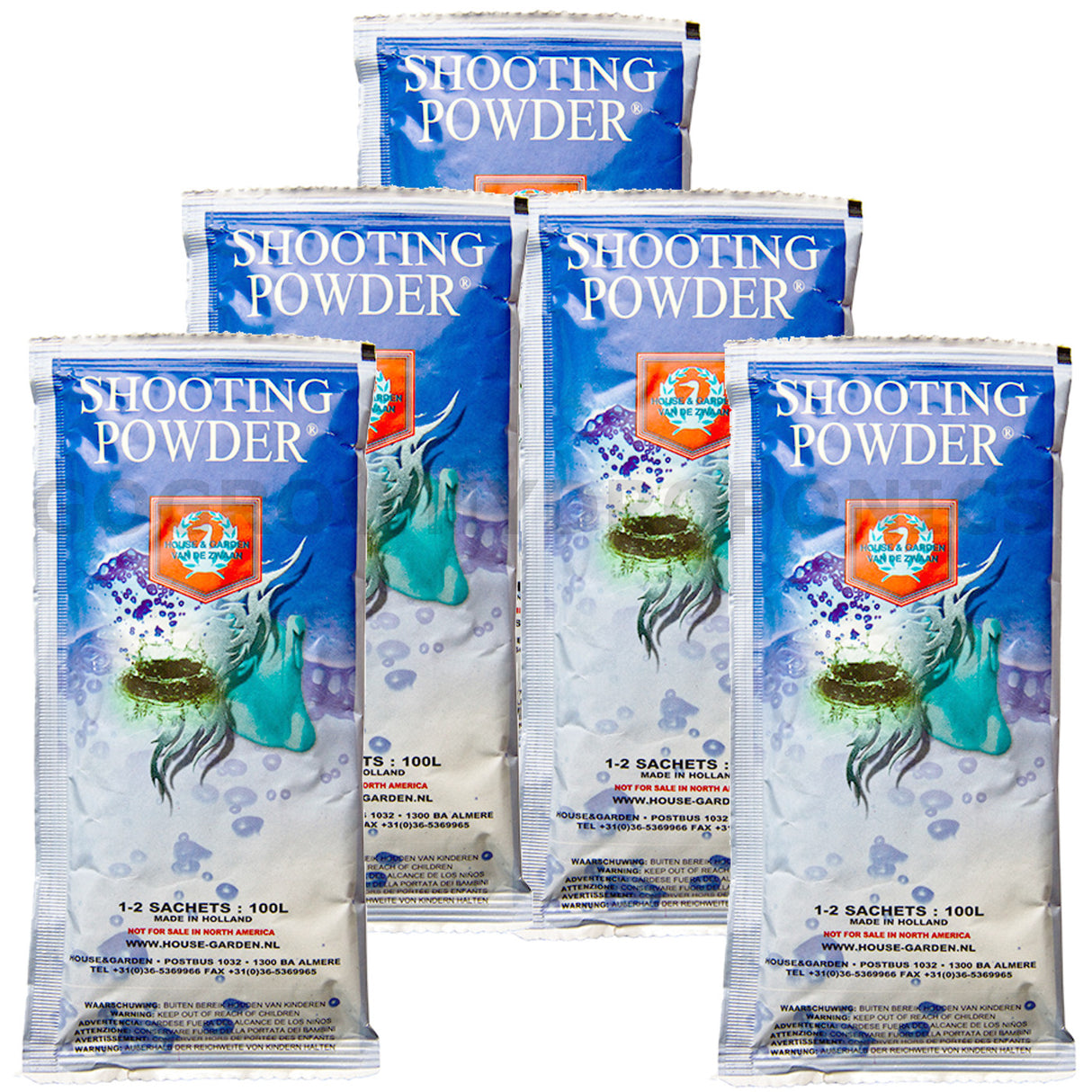 House & Garden - Shooting Powder x 5 Sachets (full box)