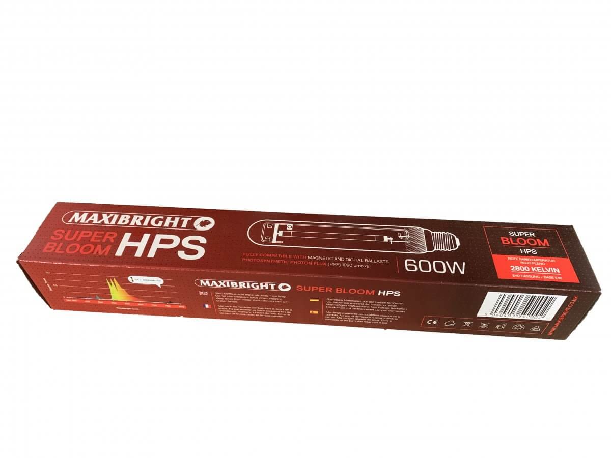Maxibright Super Bloom 600w HPS Bulb